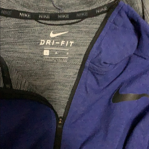 Nike Men Large Zip Hoodie - Picture 3 of 4
